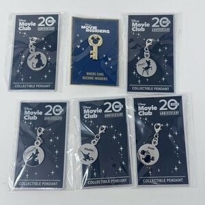 Disney Charm Pendant Collectable Bambi, Nemo, Aladdin, Cinderella, Simba